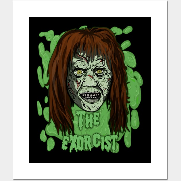 The exorcist - vomit Wall Art by wet_chicken_lip